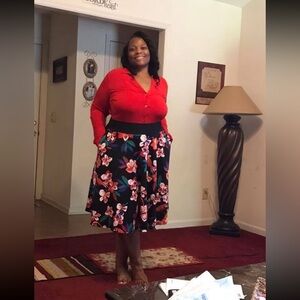 NewYork & CoFLORAL SKIRT